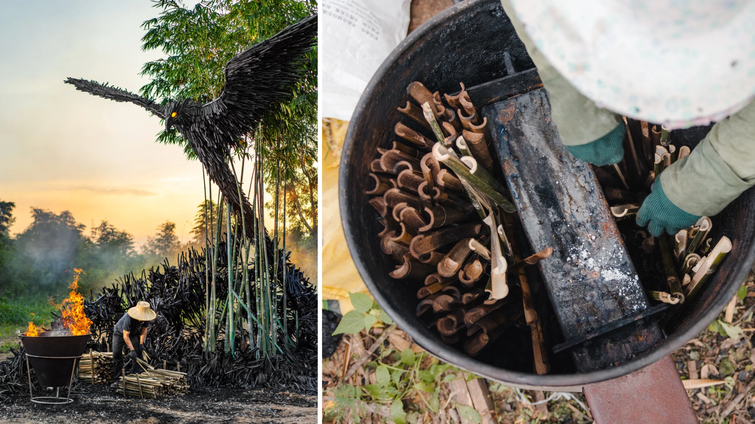 Un phénix en biochar représentant l'empreinte carbone moyenne annuelle d'un humain un phenix en biochar representant lempreinte carbone moyenne annuelle dun humain 4 scaled un-phenix-en-biochar-representant-lempreinte-carbone-moyenne-annuelle-dun-humain-4