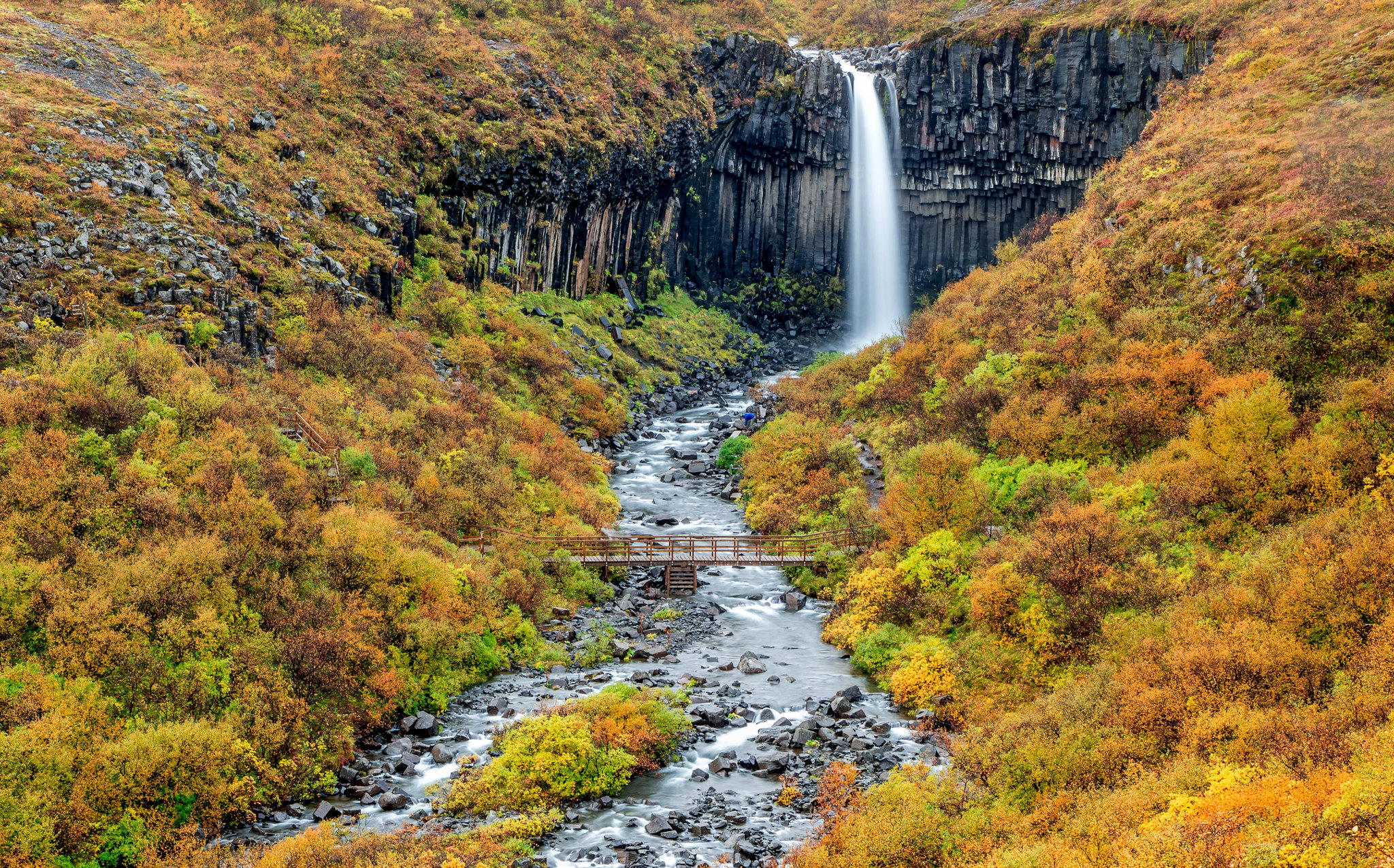 L'emblématique cascade basaltique de Svartifoss l emblematique cascade basaltique de svartifoss islande 5 -emblematique-cascade-basaltique-de-svartifoss-islande-5