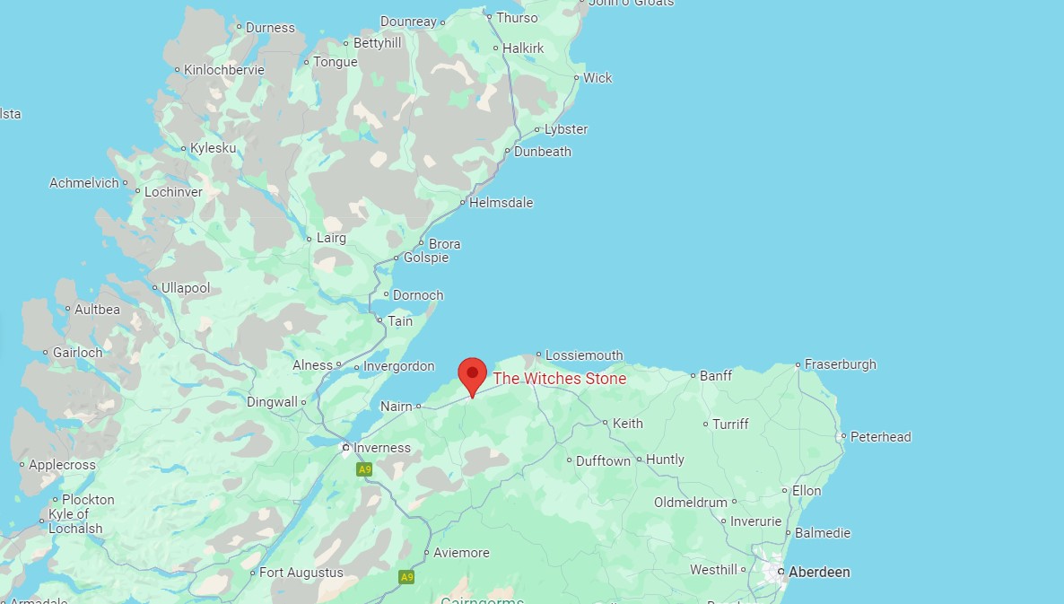 La pierre des sorcières de Forres la pierre des sorcieres de forres ecosse maps la-pierre-des-sorcieres-de-forres-ecosse-maps