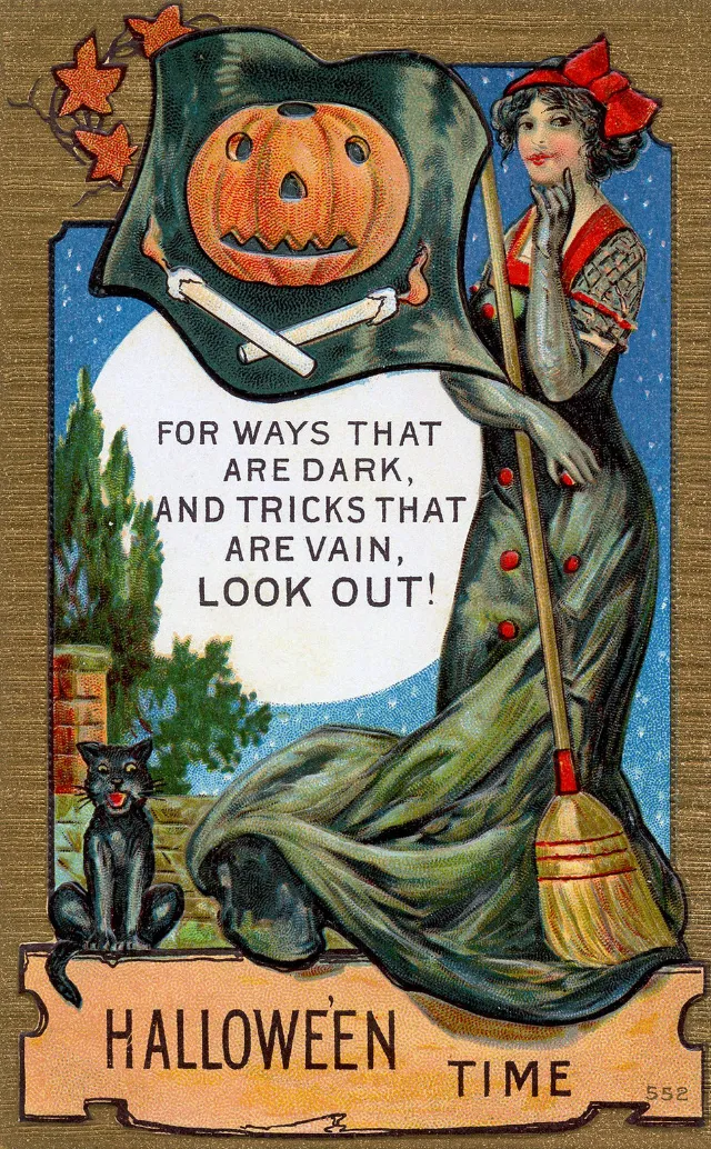 25 cartes postales d'Halloween des années 1910 25 cartes postales dhalloween des annees 1910 13 25-cartes-postales-dhalloween-des-annees-1910-13