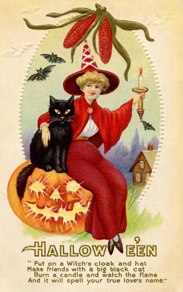 25 cartes postales d'Halloween des années 1910 25 cartes postales dhalloween des annees 1910 16 25-cartes-postales-dhalloween-des-annees-1910-16