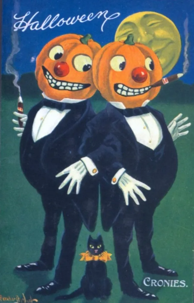25 cartes postales d'Halloween des années 1910 25 cartes postales dhalloween des annees 1910 9 25-cartes-postales-dhalloween-des-annees-1910-9