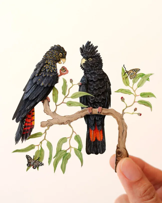 40 perroquets miniatures de papier 40 perroquets miniatures de papier 11 40-perroquets-miniatures-de-papier-11