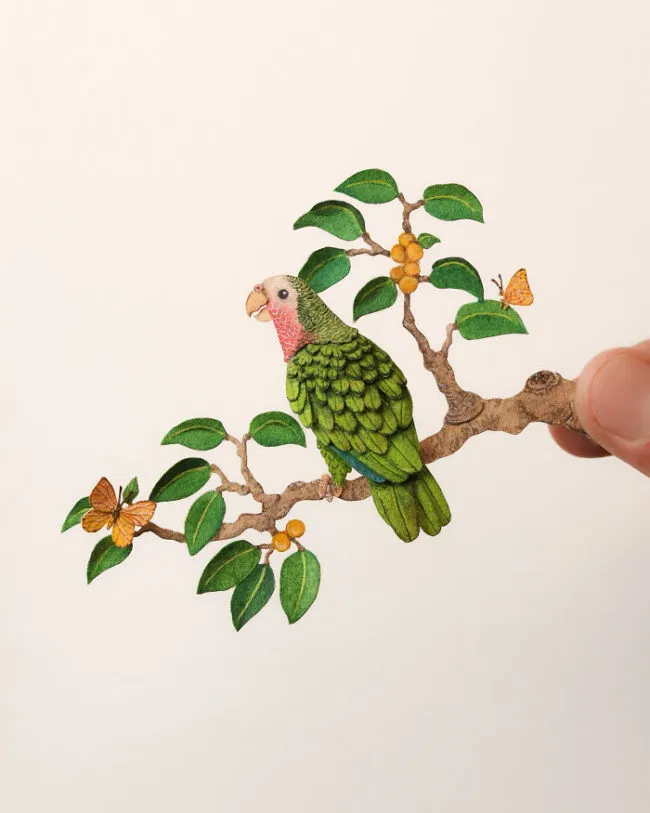 40 perroquets miniatures de papier 40 perroquets miniatures de papier 25 40-perroquets-miniatures-de-papier-25