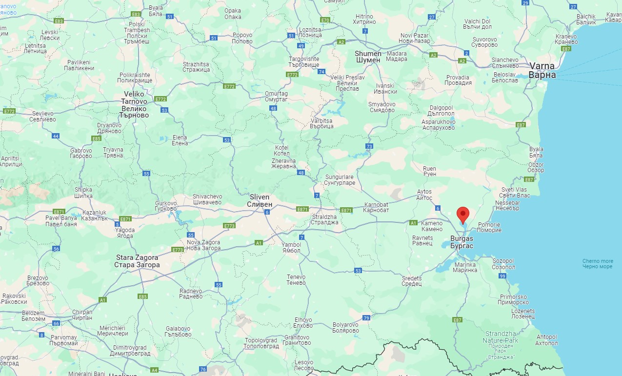 Le lac Atanasovsko, lac rose de Bulgarie le lac atanasovsko lac rose de bulgarie maps le-lac-atanasovsko-lac-rose-de-bulgarie-maps.