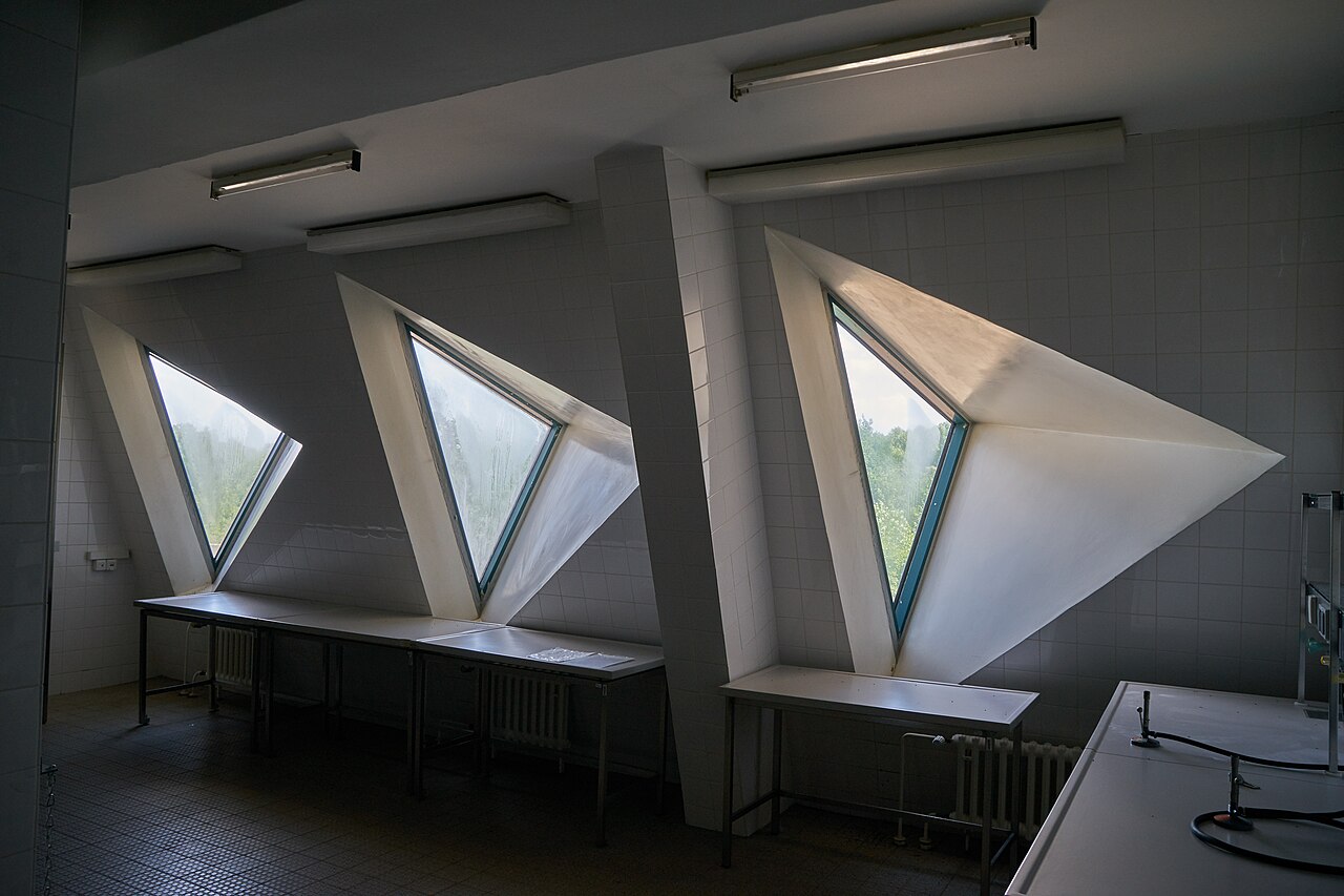 Intérieur du Mäusebunker Intérieur d'un laboratoire du Mäusebunker à Berlin