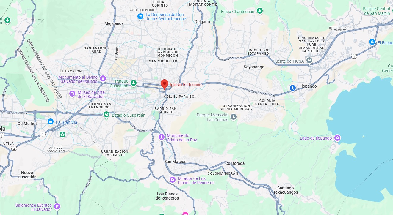 La Iglesia El Rosario, basilique brutaliste joyau de San Salvador la iglesia el rosario basilique brutaliste san salvador maps la-iglesia-el-rosario-basilique-brutaliste-san-salvador-maps.