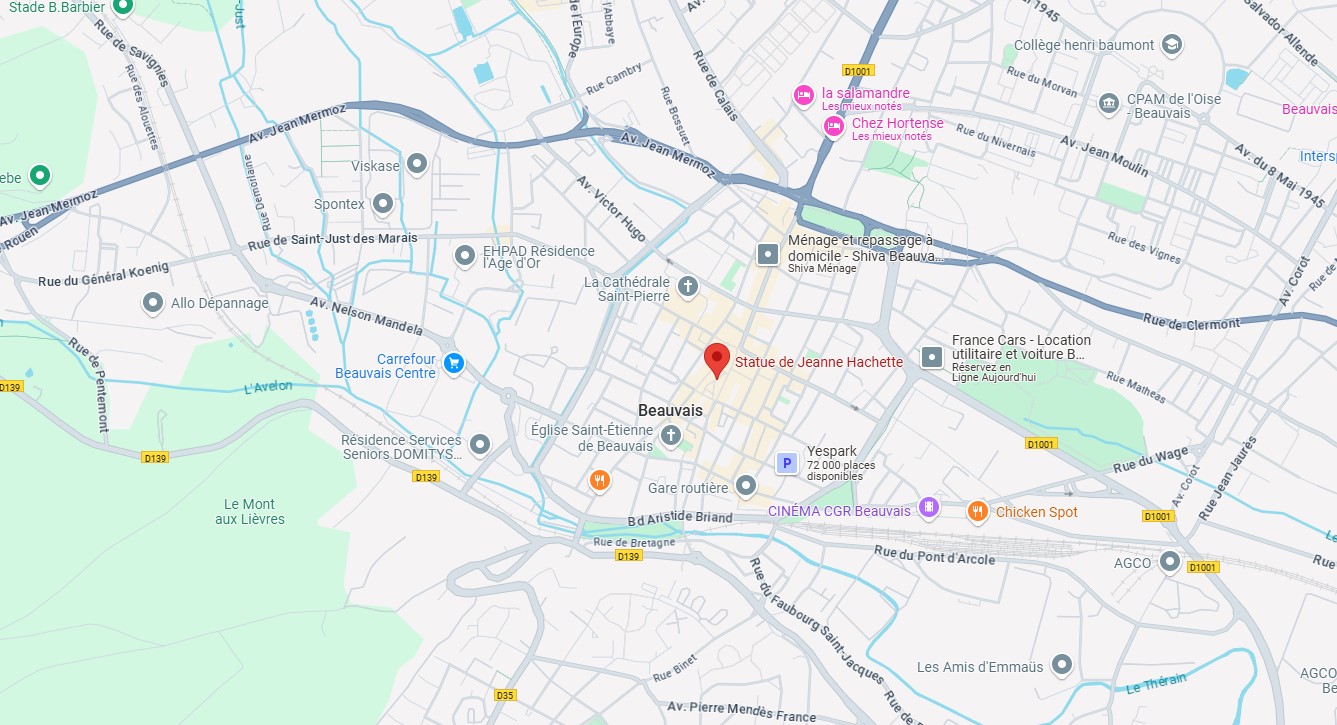 La statue de Jeanne Hachette à Beauvais : une héroïne de légende la statue de jeanne hachette a beauvais une heroine de legende maps la-statue-de-jeanne-hachette-a-beauvais-une-heroine-de-legende-maps