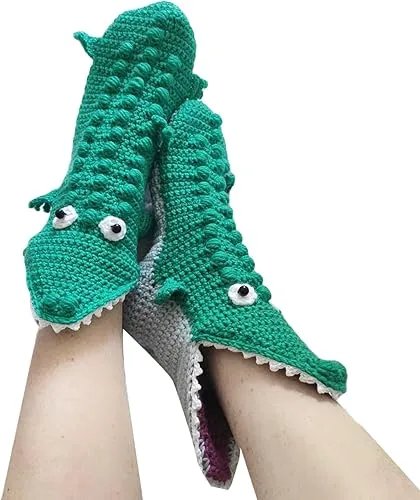 Des chaussettes crocodile croqueur en tricot des chaussettes crocodile croqueur en tricot 7 des-chaussettes-crocodile-croqueur-en-tricot-7