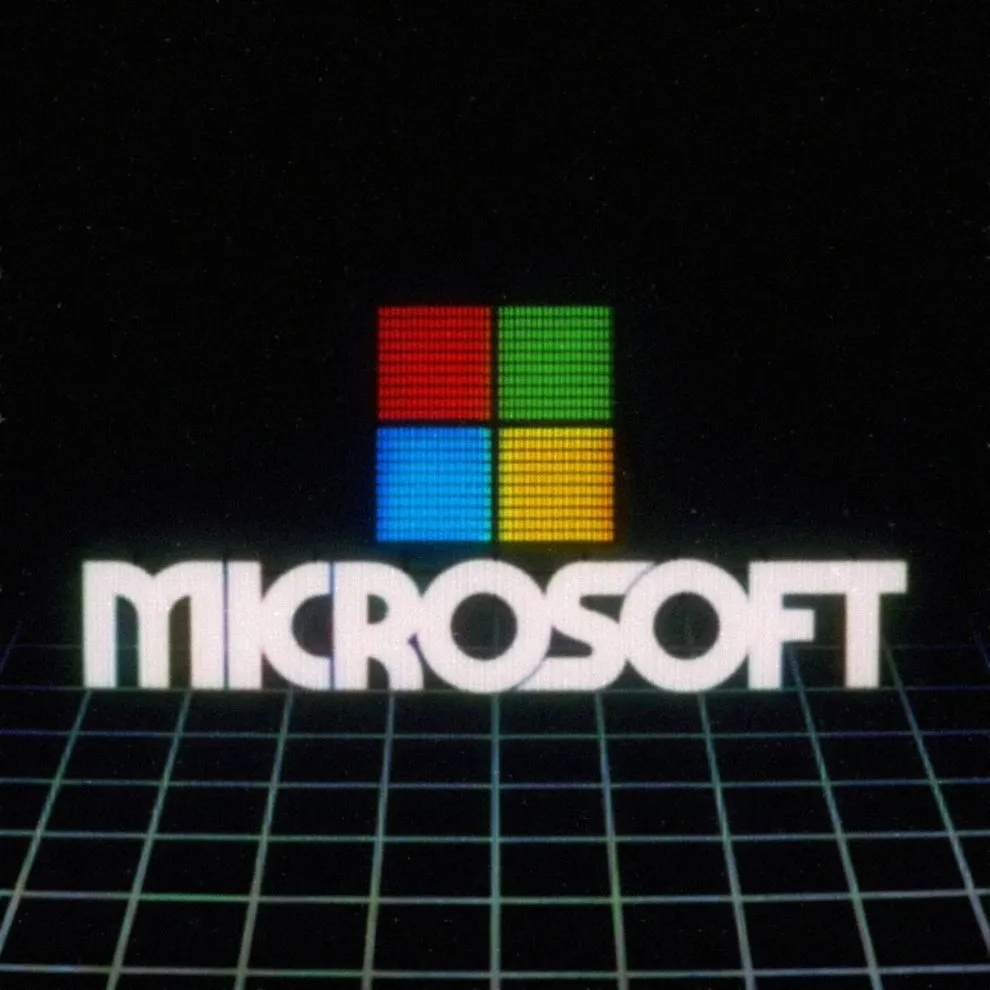 Un artiste réimagine des logos en version années 80 des logos en version annees 80 3 microsoft des-logos-en-version-annees-80-3-microsoft.