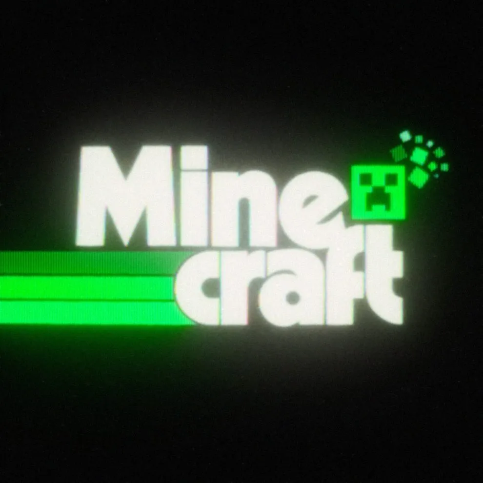 Un artiste réimagine des logos en version années 80 des logos en version annees 80 5 minecraft des-logos-en-version-annees-80-5-minecraft