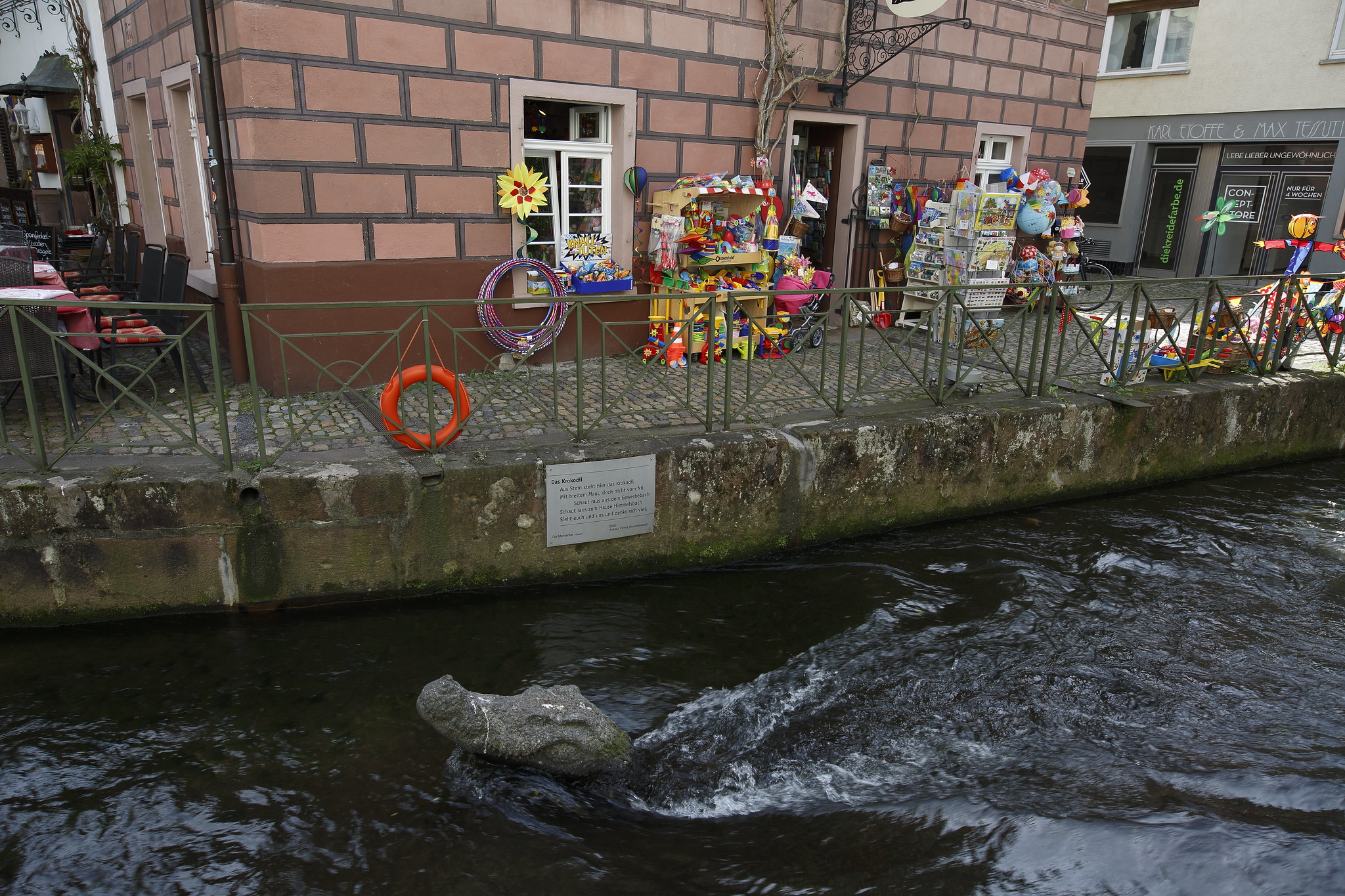 Un crocodile dans un canal de Freiburg un crocodile dans un canal de freiburg 2 un-crocodile-dans-un-canal-de-freiburg-2