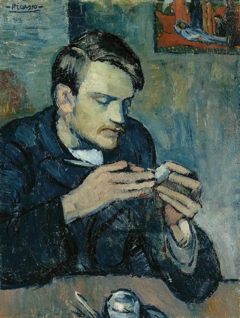 Un Picasso caché révélé par technologie infrarouge un picasso cache portrait de mateu fernandez de soto 1 un-picasso-cache-portrait-de-mateu-fernandez-de-soto-1