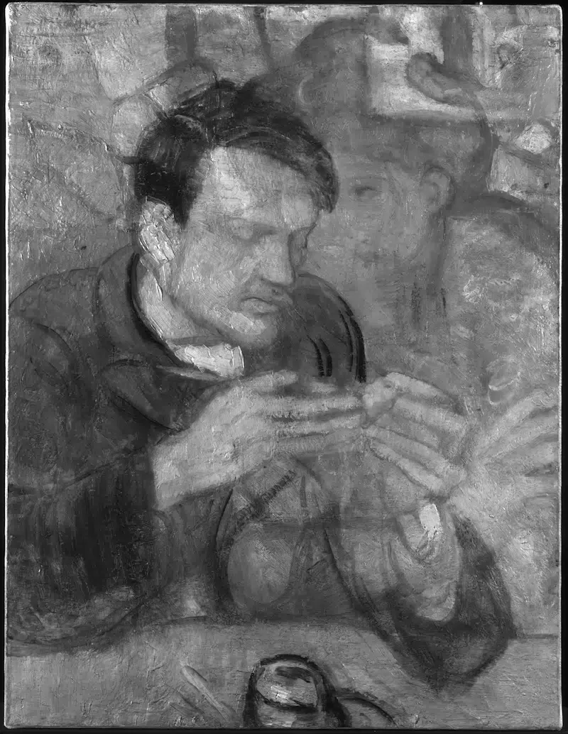 Un Picasso caché révélé par technologie infrarouge un picasso cache portrait de mateu fernandez de soto 3 un-picasso-cache-portrait-de-mateu-fernandez-de-soto-3