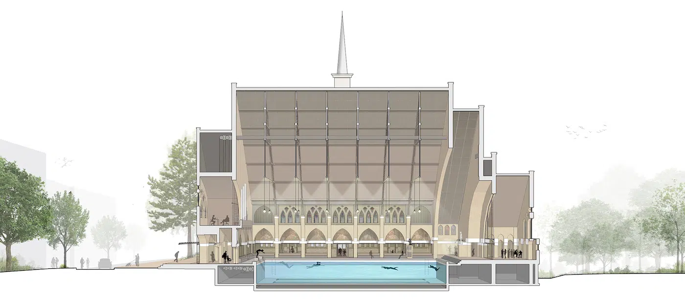 La transformation d'une église en piscine: le projet "Holy Water" à Heerlen a transformation dune eglise en piscine le projet holy water a heerlen 8 a-transformation-dune-eglise-en-piscine-le-projet-holy-water-a-heerlen-8