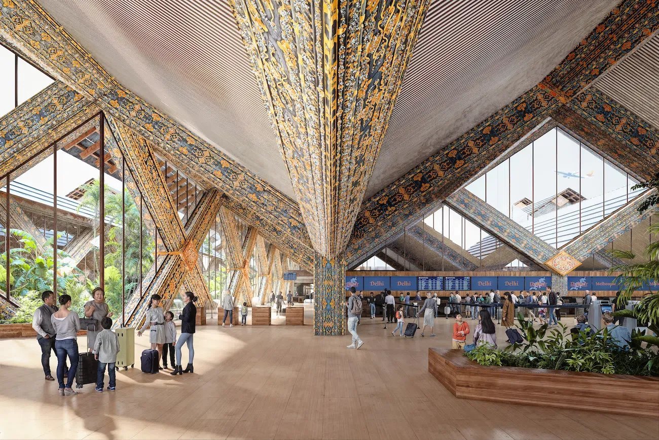 L'aéroport international de Gelephu : un terminal bhoutanais entre tradition, nature et design futuriste aeroport international de gelephu un terminal bhoutanais entre tradition nature et design futuriste 5 aeroport-international-de-gelephu-un-terminal-bhoutanais-entre-tradition-nature-et-design-futuriste-5