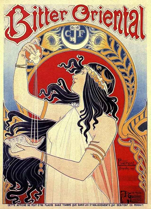 Henri Privat-Livemont : le magicien de l’Art nouveau belge henri privat livemont affiche art nouveau belgique 4 henri-privat-livemont-affiche-art-nouveau-belgique-4