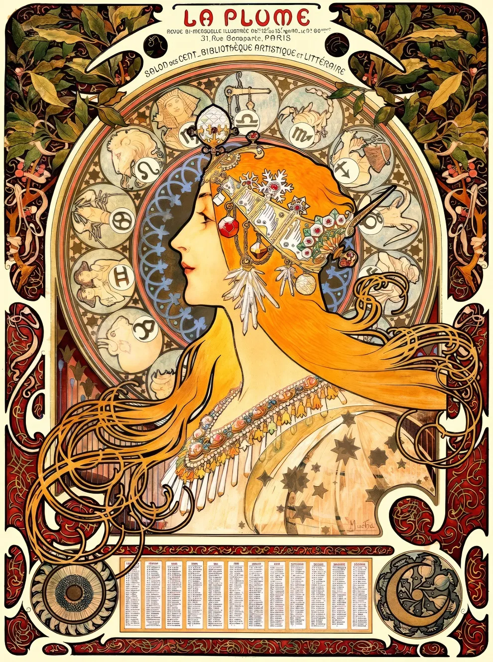 Les affiches vintage d’Alphonse Mucha, joyaux de la fin du XIXe siècle les affiches vintage d alphonse mucha joyaux de la fin du xixe siecle 12 les-affiches-vintage-d-alphonse-mucha-joyaux-de-la-fin-du-xixe-siecle-12