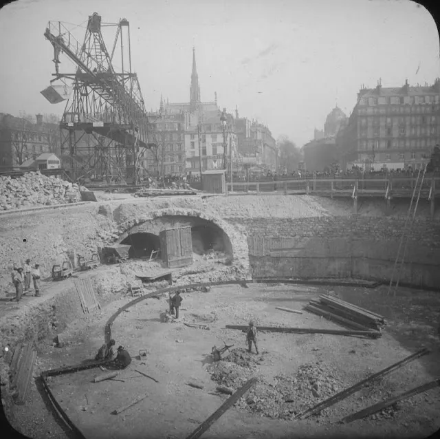 La construction du métro de Paris en 40 clichés d'époque la construction du metro de paris en 40 cliches depoque 16 la-construction-du-metro-de-paris-en-40-cliches-depoque-16