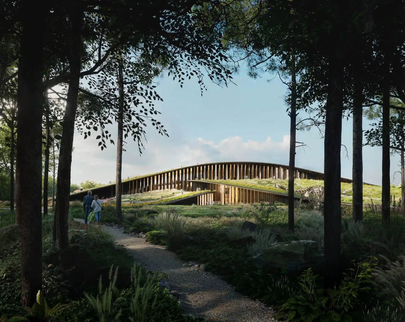 Le futur musée d’histoire naturelle hongrois : quand l’architecture se fond dans la forêt le futur musee dhistoire naturelle hongrois quand larchitecture se fond dans la foret 3 le-futur-musee-dhistoire-naturelle-hongrois-quand-larchitecture-se-fond-dans-la-foret-3