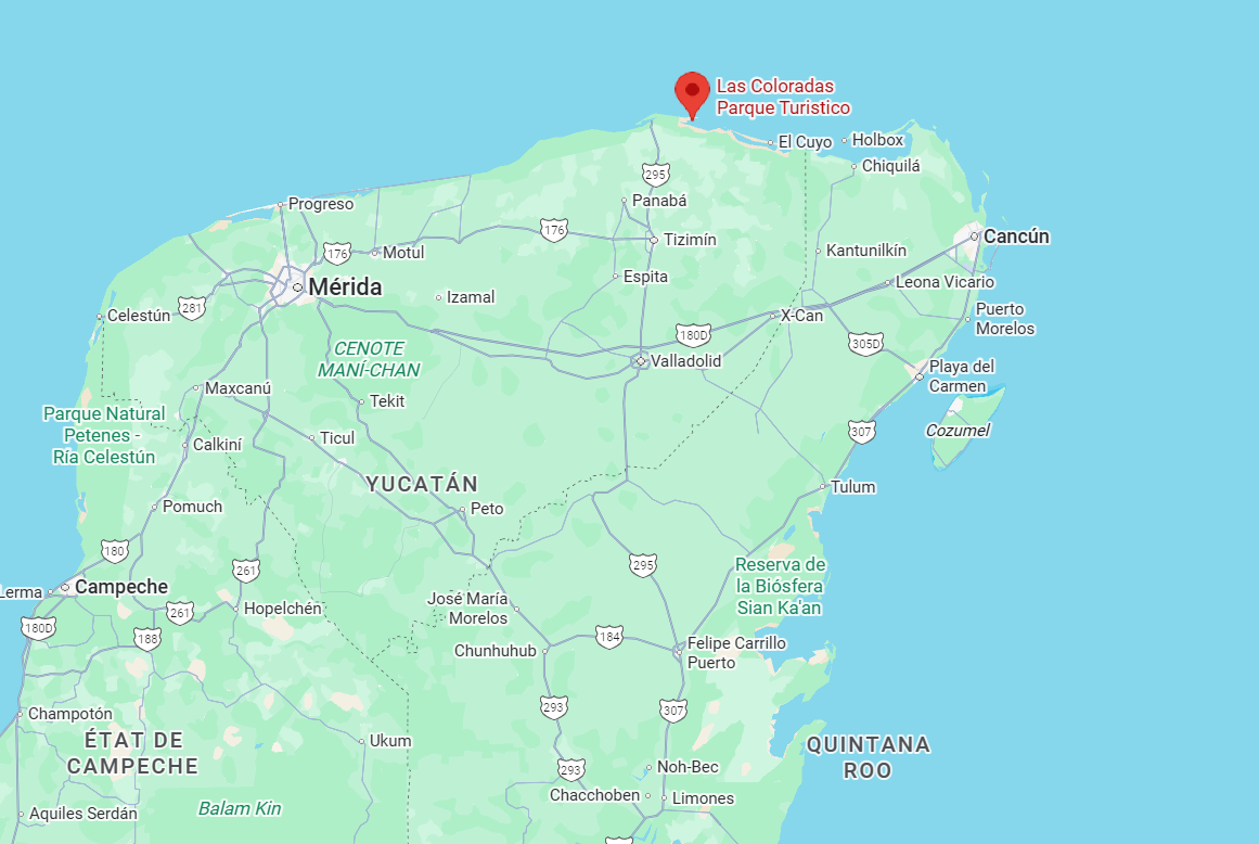 Les lacs roses du Yucatán : Las Coloradas, un paysage irréel au cœur du Mexique les lacs roses du yucatan las coloradas un paysage irreel au coeur du mexique maps les-lacs-roses-du-yucatan-las-coloradas-un-paysage-irreel-au-coeur-du-mexique-map