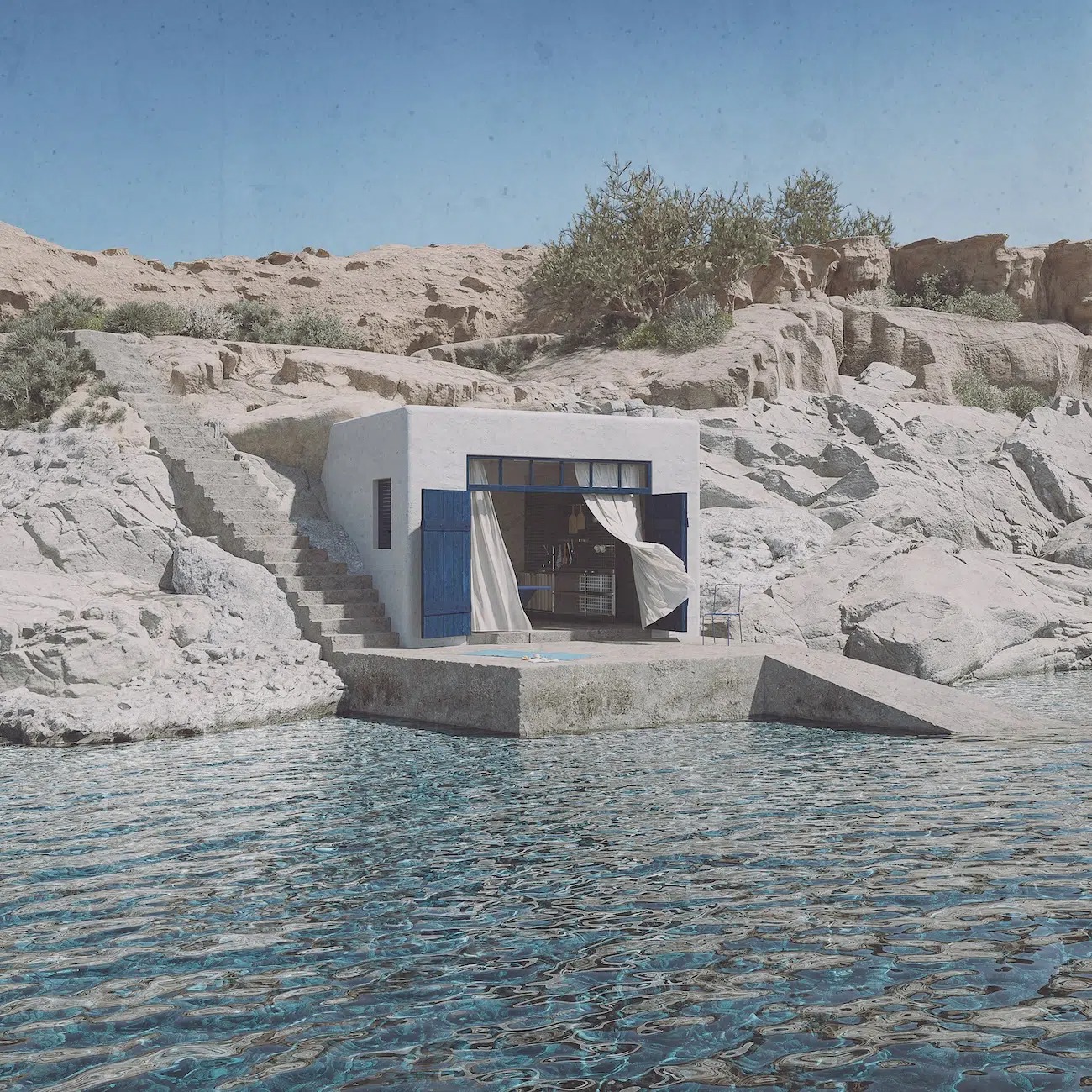 Siridi : un abri de pêcheur de Milos transformé en refuge design durable siridi un abri de pecheur de milos transforme en refuge design durable 1 siridi-un-abri-de-pecheur-de-milos-transforme-en-refuge-design-durable-1