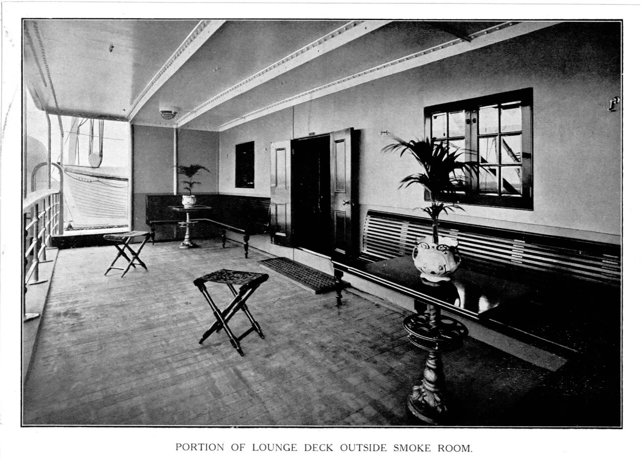 Petite véranda à bord du SS Waratah Petite véranda à bord du SS Waratah