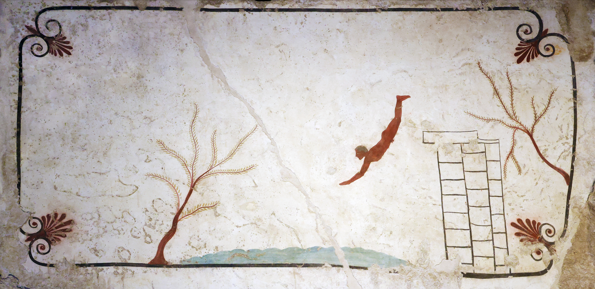 paestum les temples grecs les mieux conserves ditalie et un plongeon vieux de 2 500 ans 7 - tombe du Plongeur paestum les temples grecs les mieux conserves ditalie et un plongeon vieux de 2 500 ans 7 - tombe du Plongeur