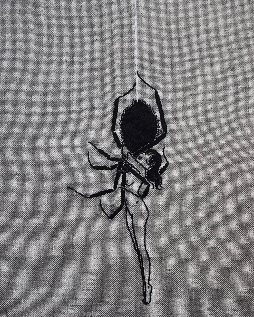 broderie macabre occultisme cousu main adipocere 12 broderie macabre occultisme cousu main adipocere 12