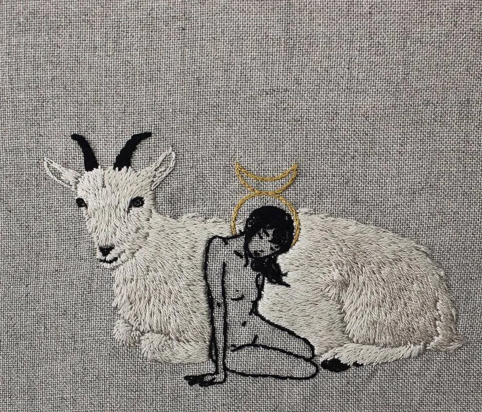 broderie macabre occultisme cousu main adipocere 15 broderie macabre occultisme cousu main adipocere 15