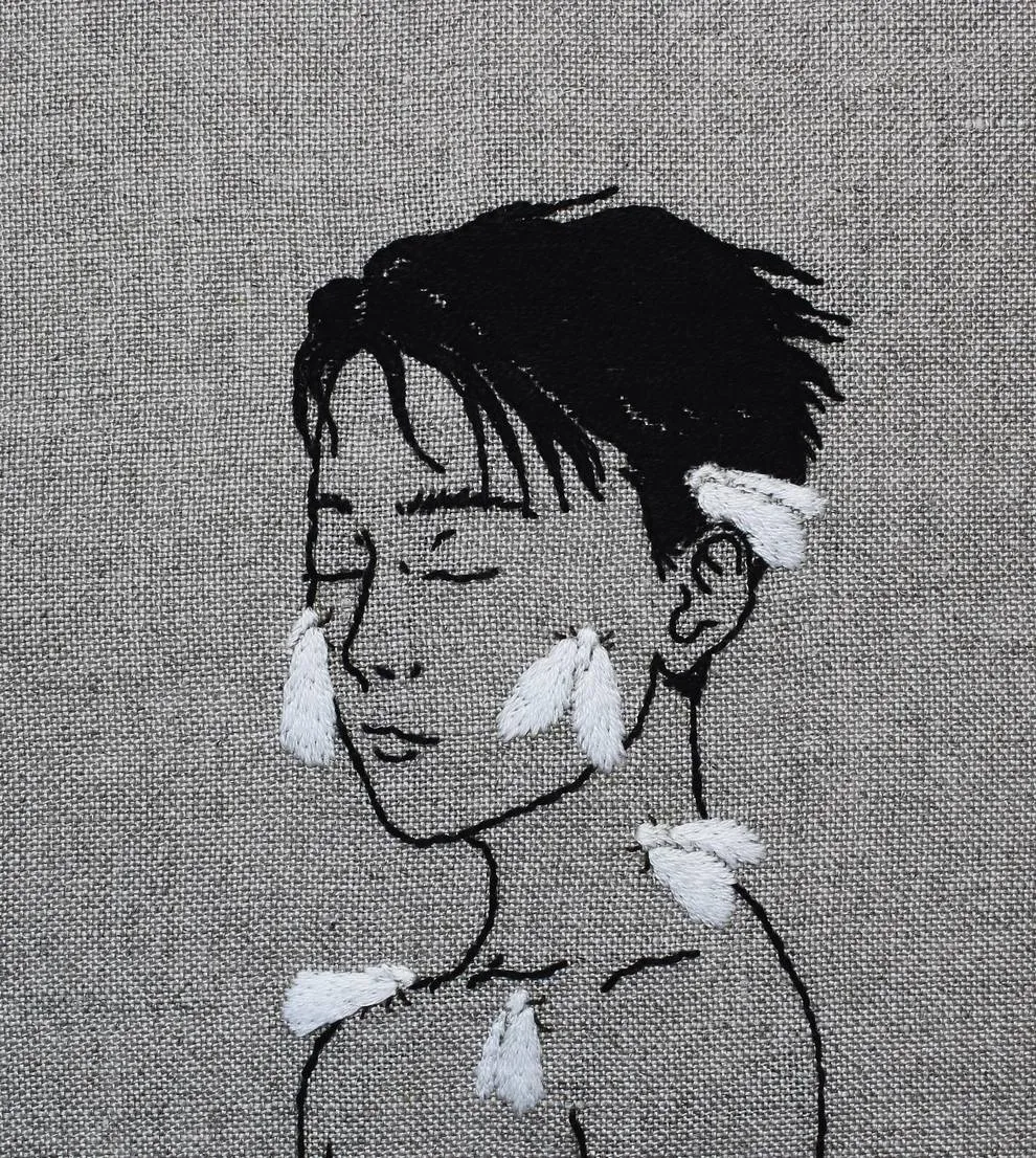 broderie macabre occultisme cousu main adipocere 3 broderie macabre occultisme cousu main adipocere 3