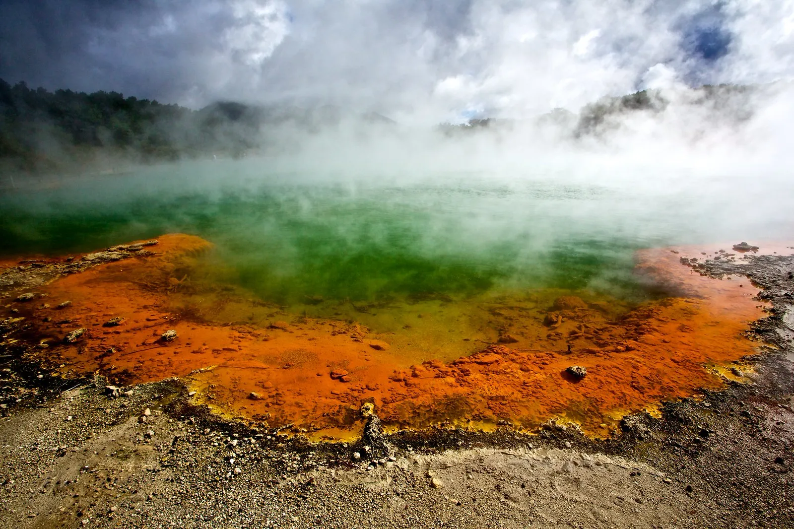 champagne pool bassin geothermique de nouvelle zelande wai o tapu 4 champagne pool bassin geothermique de nouvelle zelande wai o tapu 4