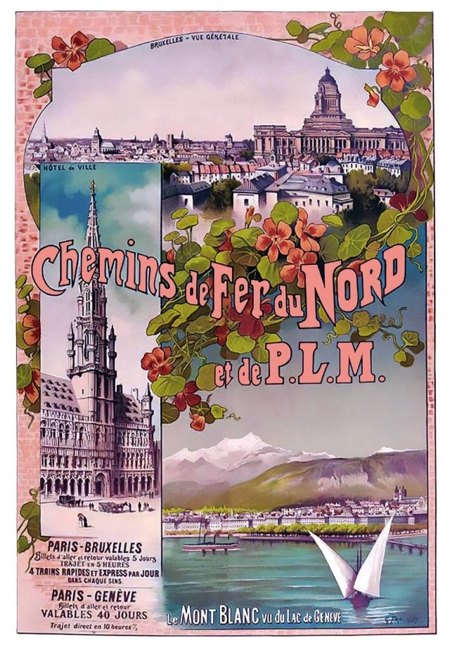 les affiches de gustave fraipont quand le train vendait deja le reve 21 les affiches de gustave fraipont quand le train vendait deja le reve 21