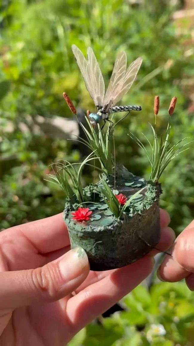 les miniatures animees et sculptures cinetiques de penny thomson 3 libellule les miniatures animees et sculptures cinetiques de penny thomson 3 libellule