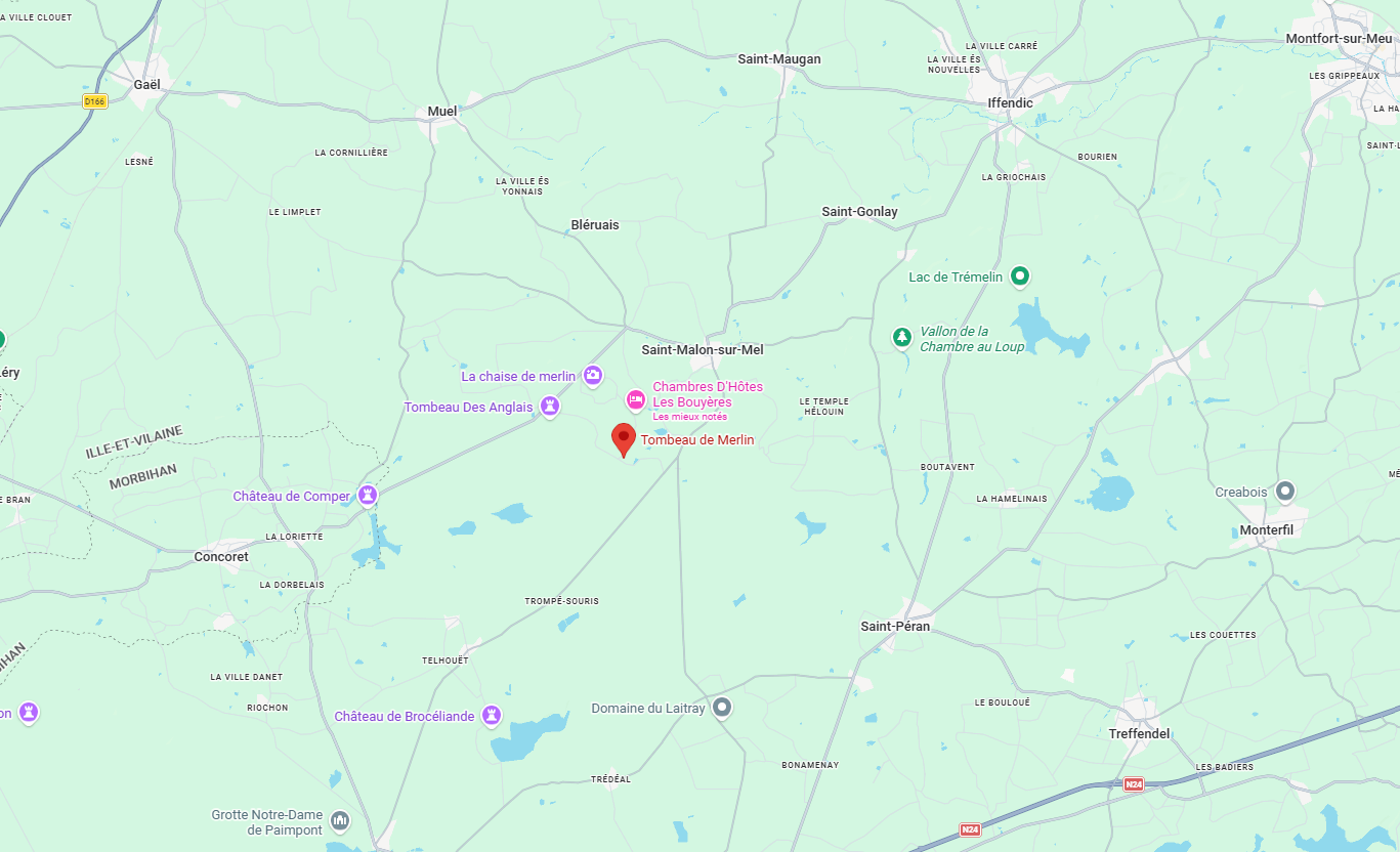 le tombeau de merlin en bretagne entre legende arthurienne et foret mysterieuse maps le tombeau de merlin en bretagne entre legende arthurienne et foret mysterieuse maps