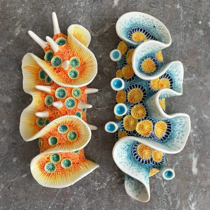 les creatures marines en ceramique de lisa stevens un recif fige dans le temps 3 les creatures marines en ceramique de lisa stevens un recif fige dans le temps 3