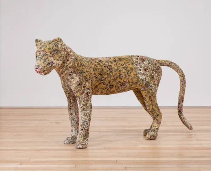 debbie lawson animaux tapis sculptures gold cougar debbie lawson animaux tapis sculptures gold cougar