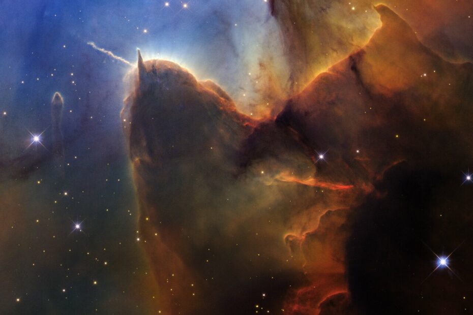 la nebuleuse trifide par hubble un citron de mer cosmique ou naissent des etoiles 1