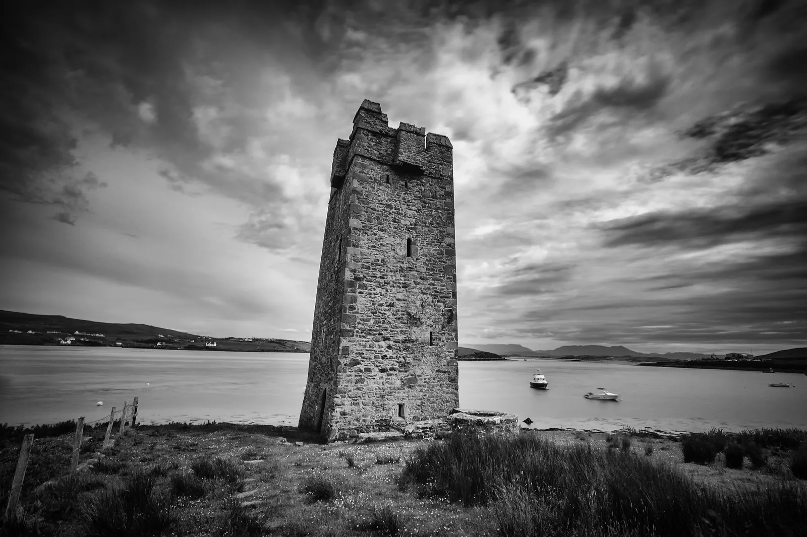 Granuaile s Tower sur Kildavnet island Granuaile s Tower sur Kildavnet island