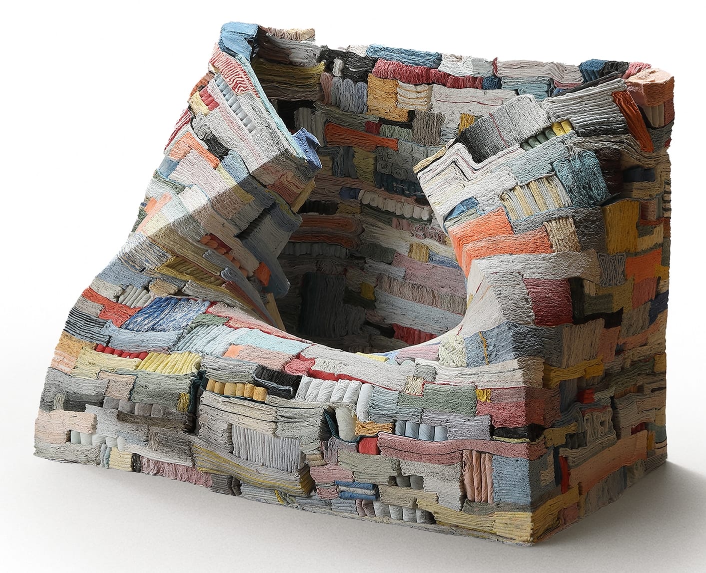 jongjin park papier porcelaine sculptures ceramique 1 jongjin park papier porcelaine sculptures ceramique : Strata of Illusion