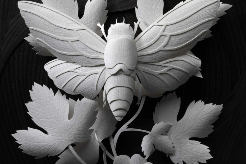 marisa aragon ware transforme le papier en delicats animaux de foret 1