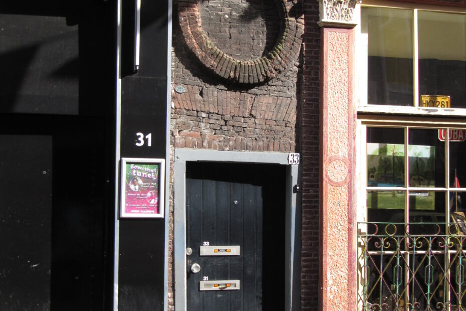 porte 19695 Haarlem 33 Smedestraat monument national des pays bas