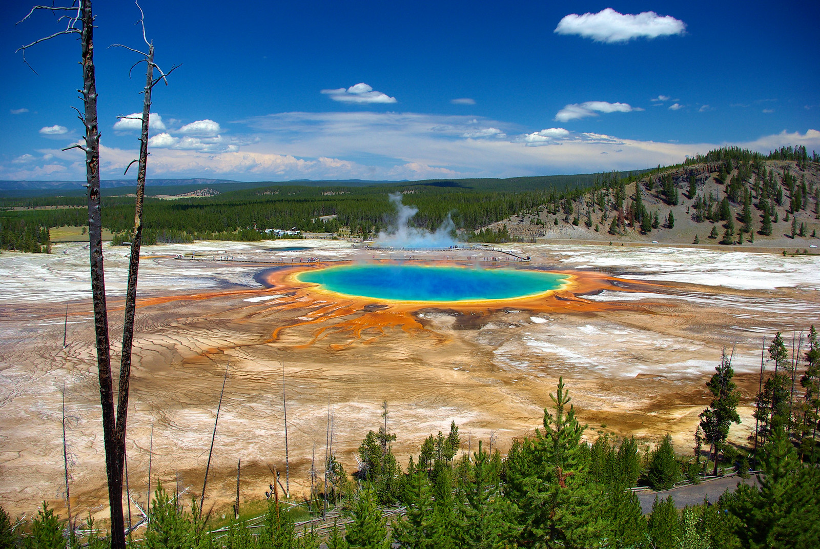 grand prismatic spring yellowstone 1 grand prismatic spring yellowstone