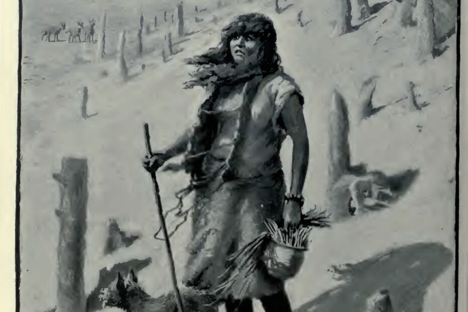 Juana Maria, la femme qui a vécu seule 18 ans sur une île de Californie juana maria femme seule ile san nicolas illustration 1893 juana maria femme seule ile san nicolas illustration 1893