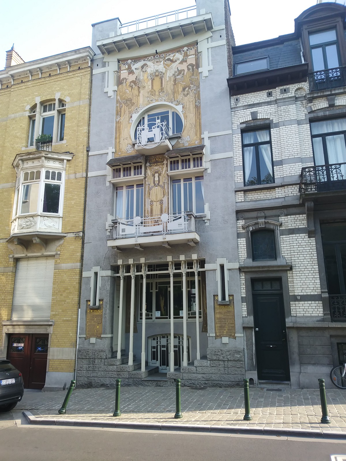 maison cauchie bruxelles vue dans sa rue maison cauchie bruxelles vue dans sa rue