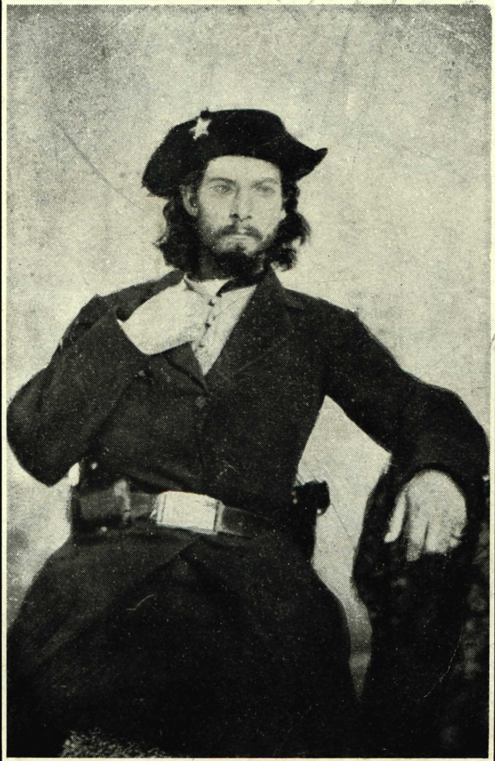 portrait de William Bloody Bill Anderson pendant la guerre de Sécession portrait de William Bloody Bill Anderson pendant la guerre de Sécession
