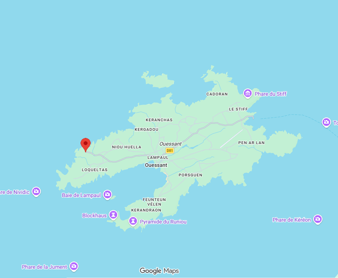 phare creach ouessant france maps phare creach ouessant france maps