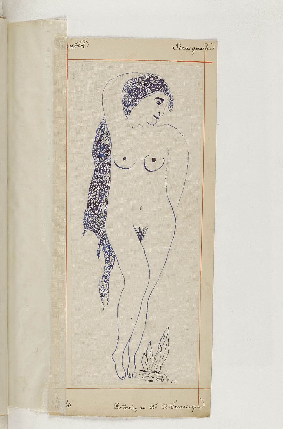 nu tatouage erotique lacassagne Nu féminin parmi les motifs érotiques de la collection de tatouages d'Alexandre Lacassagne