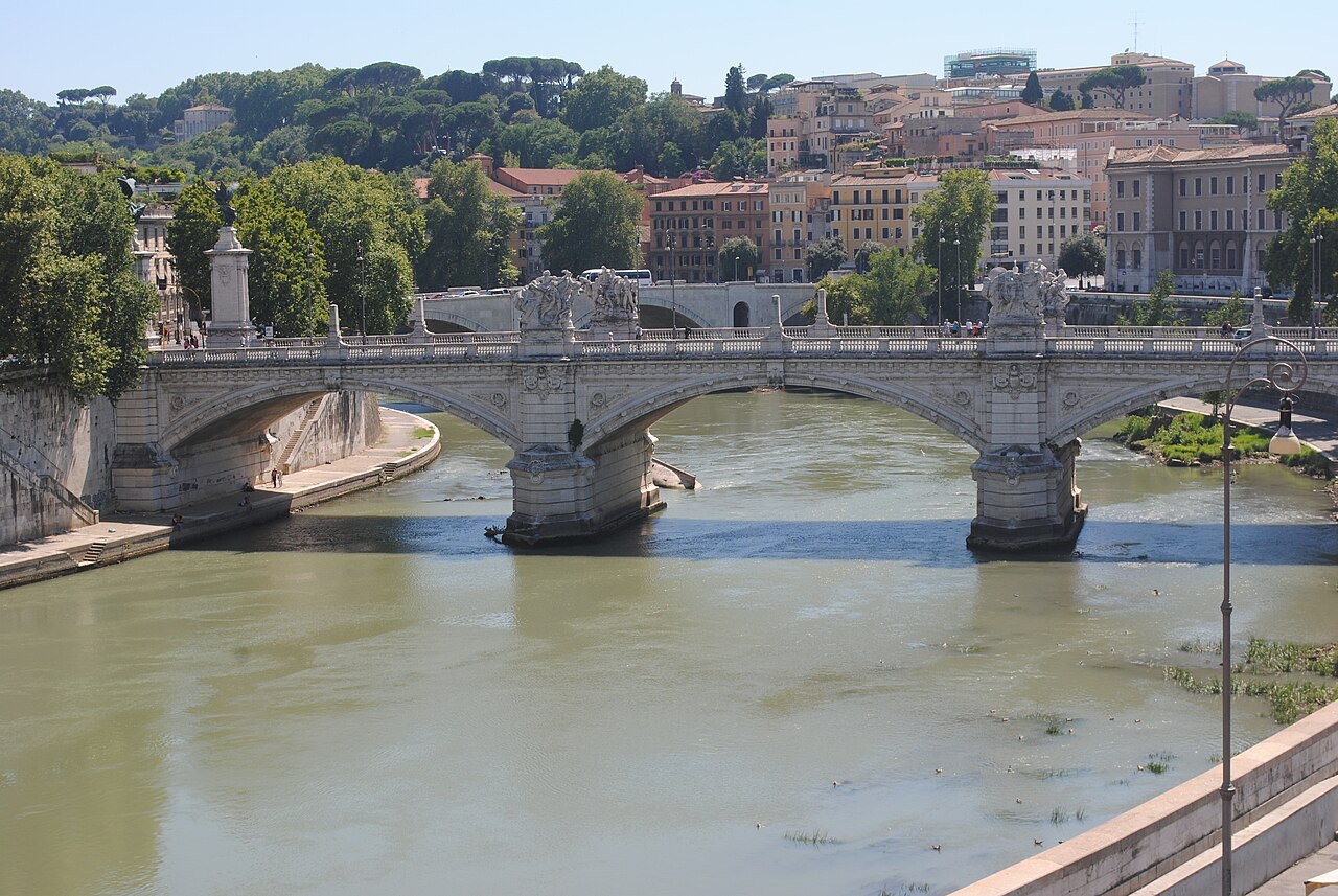 pont saint ange rome mastro titta Le pont Saint-Ange à Rome, passage emprunté par Mastro Titta
